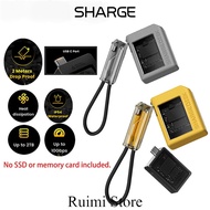 SHARGE Disk M.2 Disk Plus SSD Enclosure With Active Cooling System