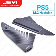 JEYI PS5 M.2 SSD Heatsink, Large Area Solid Aluminum Cooler Thermal Pads for Playstation 5 PCIe 4.0 M.2 NVMe With RGB Version