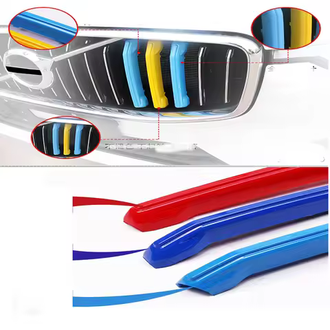 3 pcs For VOLVO S60L S90L XC40 XC60 XC90 XC70 V90 CC S90 S60 S40 V60 Auto Car M 3 Sweden Colors Fron