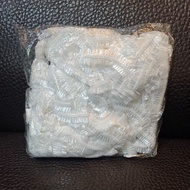 Disposable Shower Cap Plastic Transparent Caterpillar