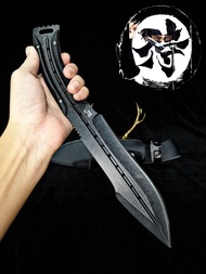 มีดเดินป่า​ เหล็ก​ 9​Cr18MOV​ งานเต็ม​