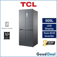TCL TR-C505AGP 505L Multi Door Inverter Refrigerator Peti Sejuk Fridge