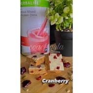 Cranberry 1pcs Protein Bar Healthy Snacking For Diet Homemade Herbalife Shake