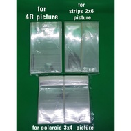500pcs OPP Plastic Sleeves 4R 2x6 3x4