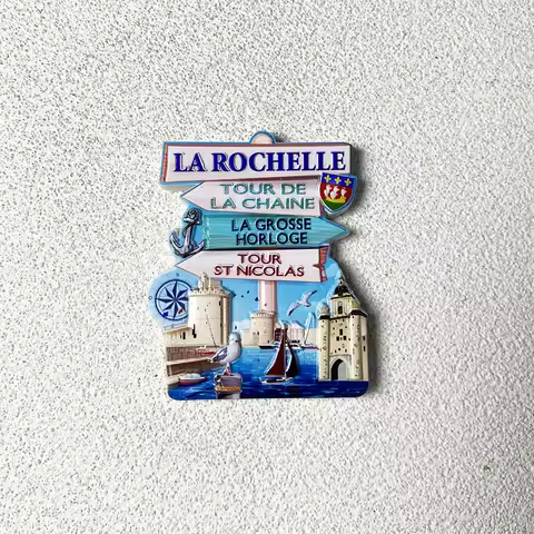 Harbour La Rochelle Tourist Souvenirs Home Decor Items Collection Arts and Crafts Instructions 3D Ma