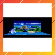 3d painting. stickers for aquariums, arowana fish tanks (back painting)