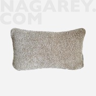 Meadow Cushion Cover 50 X 30 Beige Chenille Sofa Chair Cushion Cover