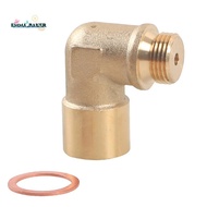 M18x1.5 90 Degree Oxygen Sensor Extender Brass Oxygen Sensor Spacer O2 Sensor Adapter Oxygen Sensor 