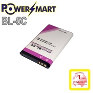 POWERSMART - Nokia BL-5C 代用鋰電池, 適合手機 收音機 唸佛機等裝置