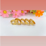 1 gram Carved Rim Ring Type 9