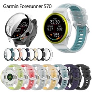 For Garmin Forerunner 570 strap case 42mm 47mm screen protector dust plug USB Cable Type C adapter d