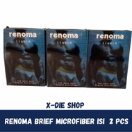 Renoma Men's Briefs Triangle Briefs 2pcs Microfiber Mix S