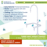[READY STOCK] 3-Way Assay Faucet, 3-Way Tap Water for Laboratory Sink