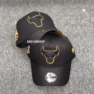 Chicago Bulls 7958 Black/Yellow Unisex Adult Baseball Cap