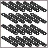 (VCBZ) 20Pcs Straight Brackets 4 Inch Straight Brace Flat Mending Plates Repair Fixing Joining Brack