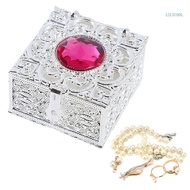 【CH】 Decorative Jewelry Organizers Storage Container Elegant Retro Jewelry Box for Necklace and Earr