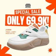 PLK LV0214 Women's Wedges Shoes Korean Style Women's Gladiator Shoes