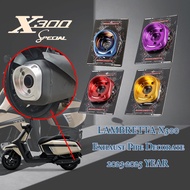 LAMBRETTA X300 X300RS X200 Exhaust Pipe Cover Aluminium Alloy Made For LAMBRETTA X300