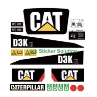 Dozer Cat D3K XL Decal Sticker Excavator