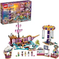 LEGO Friends Heartlake City Amusement Pier 41375 Toy Rollercoaster Building Kit with Mini Dolls and Toy Dolphin, Build and Play Set includes Toy Carousel, Ticket Kiosk and more, New 2019 (1251 Pieces)