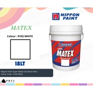 MATEX Nippon Paint 18 Liter (White/Maxi White) / Cat Putih Nippon Paint