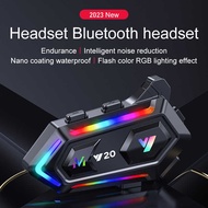 Y20 Exclusive Helmet Bluetooth Headset Waterproof Dustproof RGB Colorful Lights Subwoofer Helmet Hea