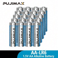 PUJIMAX 4/8/12/16/20pcs AA 1.5V Alkaline Battery, Suitable For Remote Control, Alarm Clock, Doorbell