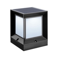LUMAX ไฟหัวเสา SOLAR 54-L0029 12 วัตต์ DAYLIGHT/WARM WHITE สีดำ จัดส่งโดย HomePro