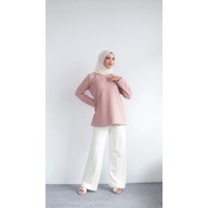 Hazelnut Indonesia - Radela Top - Tunic Top / Blouse / Top Wanita - Pink