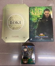 Hottoys 雷神2 雷神3 洛基 Loki + Goodsmile 雷神3 Loki 黏土人