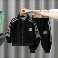 Bj Stlan Kids Trendy Casual Clothes Set for Boys Amak Set Trend Children's Clothing Viral Boys' Suit