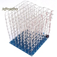 3D Led Cube Light DIY Kit Squared DIY Kit Cube Soldering Kit 3D8 8x8x8 3D Led Cube  3D8 8x8x8 3D Led