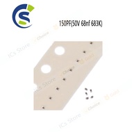 0603 SMD chip capacitor Ceramic 50v 25v 16v 10v 6.3v 1pF - 22uF 10pF 22pF 100pF 1nF 10nF 15nF 100nF 