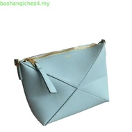 New Style Foldable Geometric Portable Female Bag French Underarm Bag Leather Shoulder Lunch Box Fash