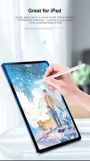 適用於 iPad 平板電腦的磁力貼合功能觸控筆 bmsmckp Apple Touch Screen Pen For iPad Tablet Magnetically Attach Stylus Pen