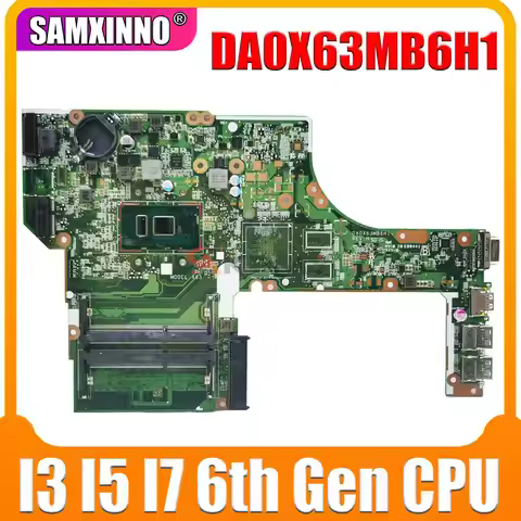For HP PROBOOK 450 470 G3 ProBook Motherboard DA0X63MB6H1 X63 830932-001 830932-501 830956-001 83095