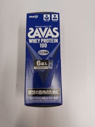 (訂購) 日本製造 明治 SAVAS Advanced Whey Protein 100 乳清蛋白粉 雲妮拿味 (一盒6包)