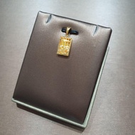 916 Gold abacus prosperity pendant by Best Gold Shop