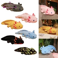 [Amleso2] 17.72 Inch Axolotl Plush Toy Companion Toy Soft Stuffed Axolotl Pillow Axolotl