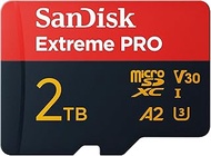 SanDisk 2TB Extreme PRO microSDXC™ UHS-I Card, Up to 250MB/s read speed; Up to 150MB/s write speed, 