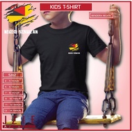 Kids T-Shirt 100% Cotton Design Bendera Negeri Sembilan Baju Budak lelaki dan Budak Perempuan Readystock