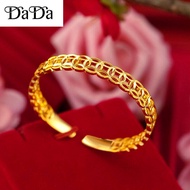 emas 916 original malaysia gold bracelet copper money open bracelet women wedding money bracelet wom