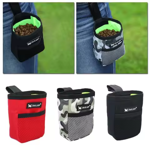 Pet Dog Waist Bag Reward Snack Pocket Puppy Training Treat Bait Obedience Agility Food Pouch - Pet F