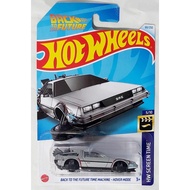 BTF Hot wheels Car Model Small Hotwheel BACK TO THE FUTURE TIME MACHINE HOVER MODE Card And Pack As Picture