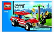 Lego 60001 消防員救貓貓 無盒無書缺車門貼紙