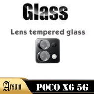 Tempered Glass Camera POCO X6 5G Smartphone Rear Camera Protector