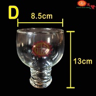 YMS Glass Oil Cup 拜神油杯 油灯杯 玻璃油杯 (耐热) 佛具用品 玻璃杯 玻璃杯透明 杯子 水杯 玻璃杯子 glass cup 拜神用品 拜神