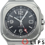 Bell & Ross BR05 GMT 自動機械錶 BR05 GMT BR05G-BL-ST/SST，不鏽鋼材質，男士腕錶，黑色，拋光處理，成色極佳 [二手]（含錶盒和保固卡）