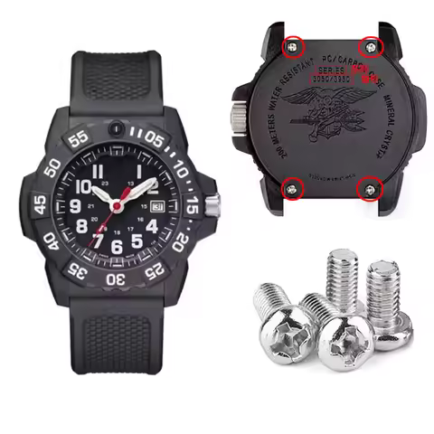 New Back Cover Screw for Luminox Watch 3001 3050 3950 3000 8800 3900V3 Series Bottom Cover Stainless