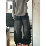 {Black size S} WHOSE STUDIO WIDELEG JEANS